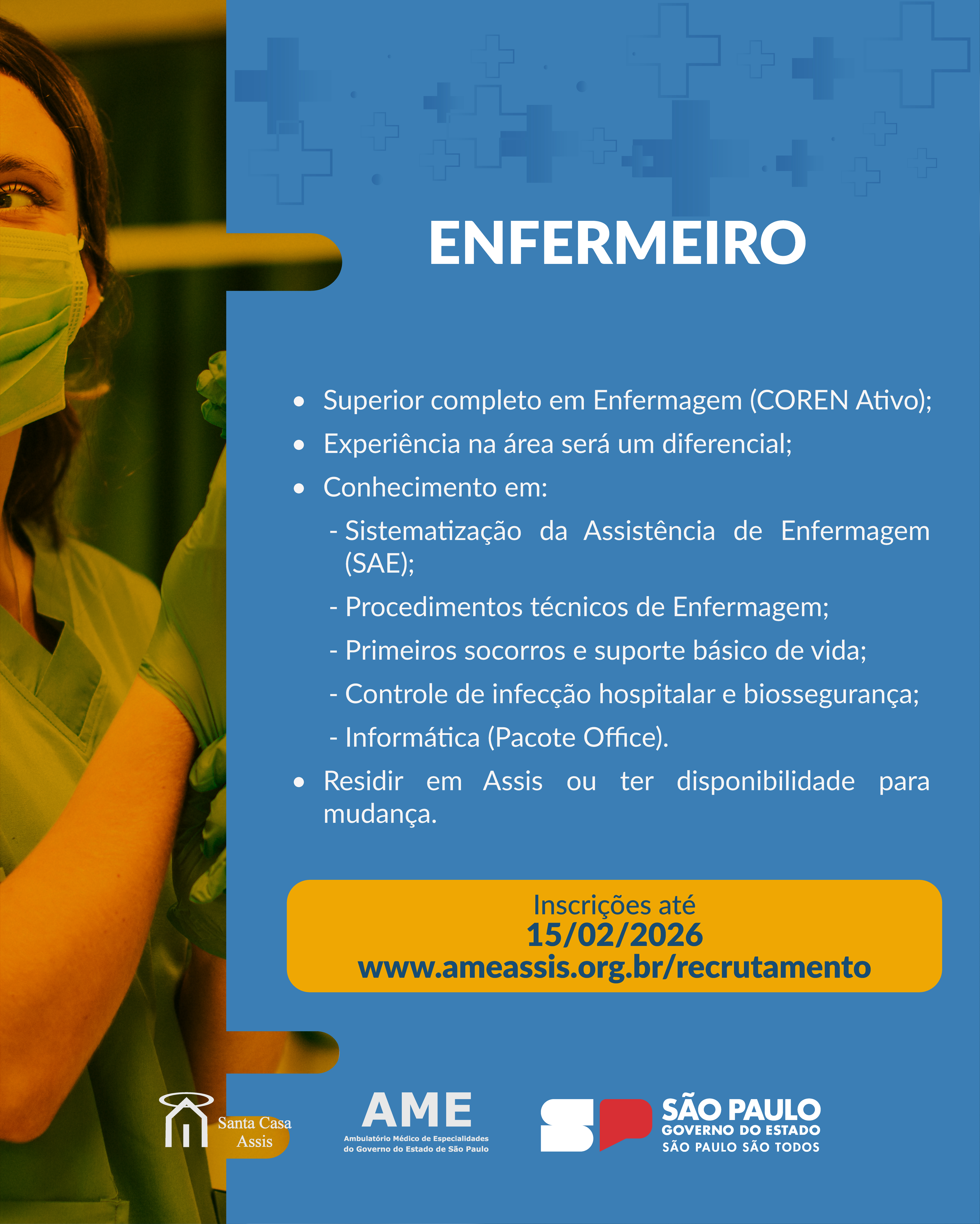 OPORTUNIDADE AME ASSIS - ENFERMEIRO