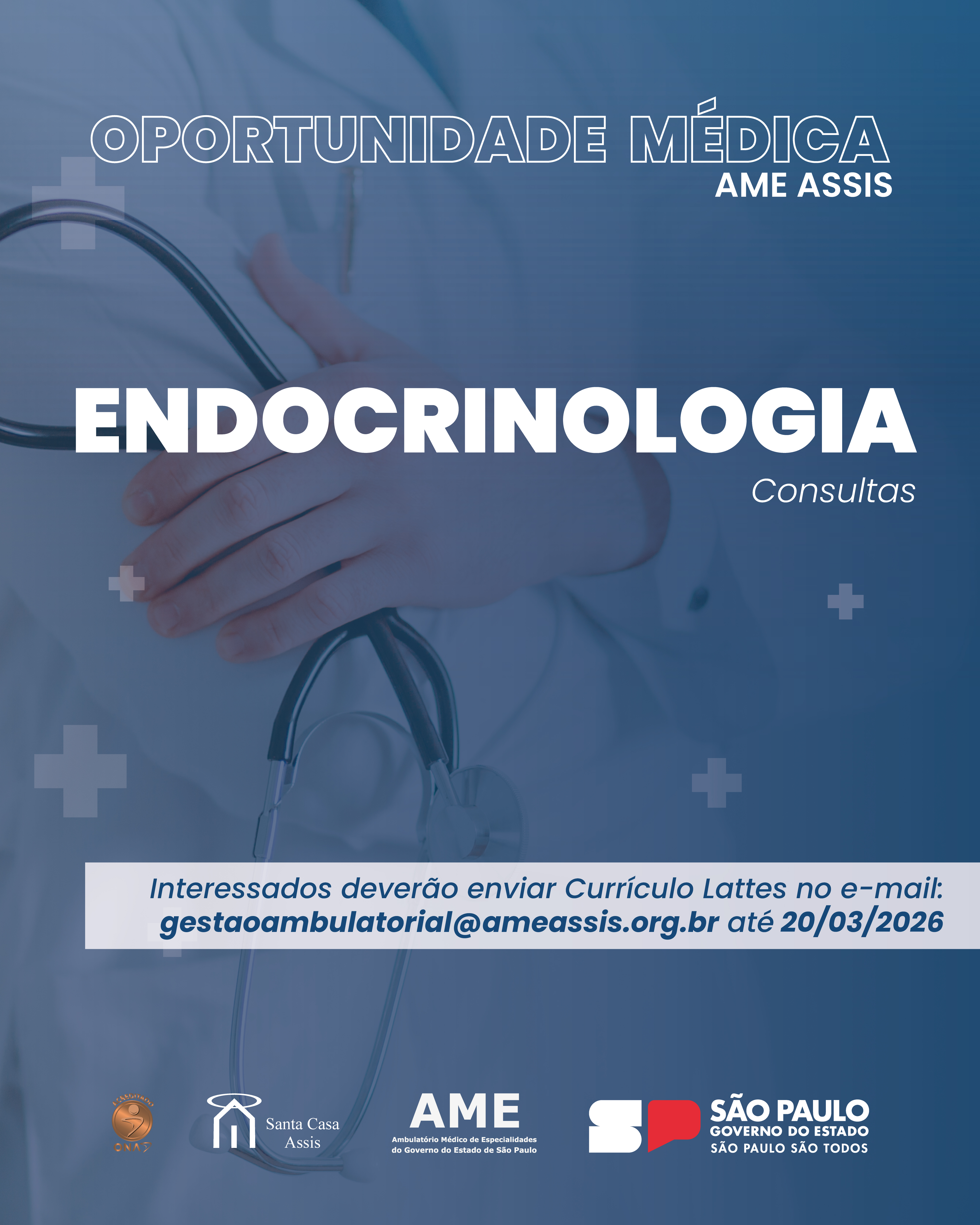 CADASTRO MÉDICO AME ASSIS - ENDOCRINOLOGIA