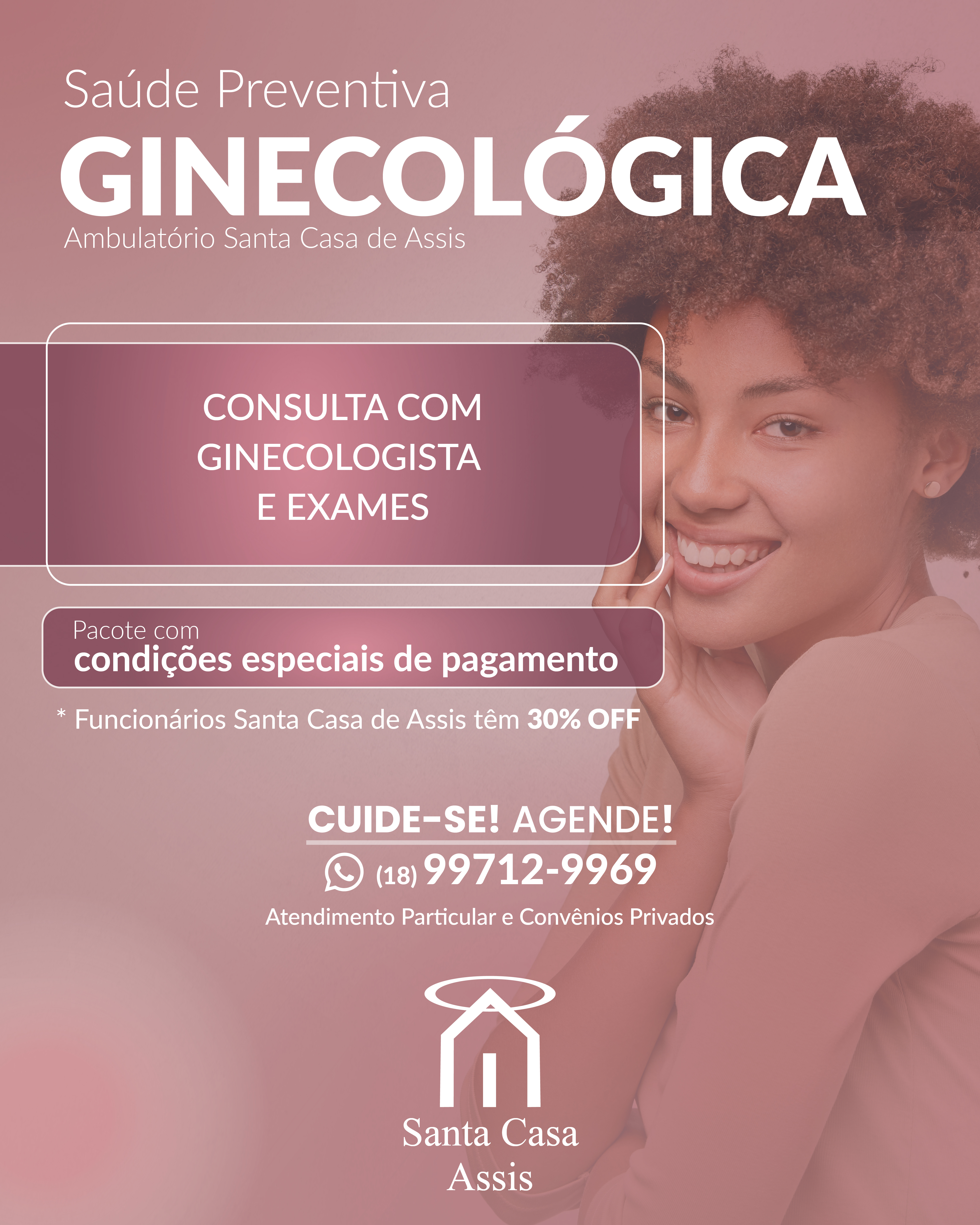 Santa Casa de Assis oferece pacotes de saúde preventiva para mulheres durante o mês de março